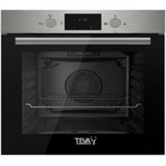 TEVA Built-In Gas Oven 60 cm 82 Litres Digital With Fan Stainless ‎QGSTL INOX DTMN