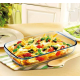 Pyrex Set Of 3 Piece Rectangular Glass Oven Trays Clear 3426470003018