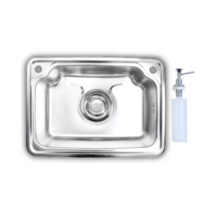Korina Sink 63*46 Cm 1 Bowel Stainless Steel ISS630N