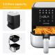 Nutricook Digital Air Fryer 3.6 Liters 1500 Watt Silver and Black NC-AF204