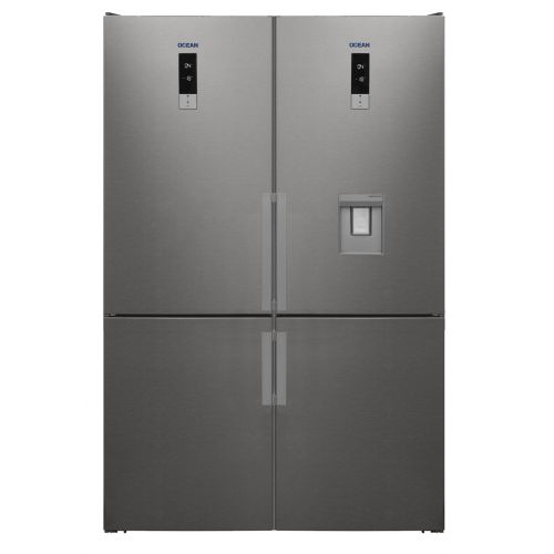 Ocean Combi Refrigerator 682 Liter 14 Feet With Tap Silver CNF-4101-TD-XA