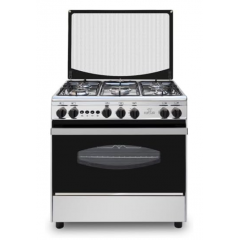 Mg Top Gas Cooker 5 Burners 60×80 Standard Stainless Steel With Fan TGS-802