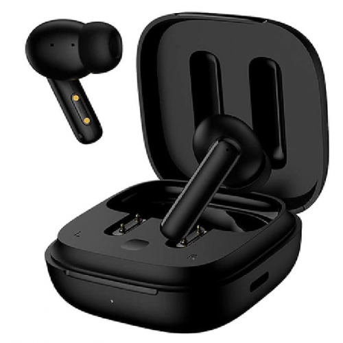 QCY Earbuds Featuring Active Noise Cancellation Black T13ANC