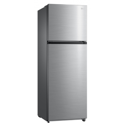 Midea Refrigerator 338 Liter Fixed Compressor Bru Steel Slide-out Shelf MDRT489MTN46