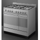 Smeg Gas Cooker 5 Burner 90 * 60 Cm Stainless SUK-92-MX9