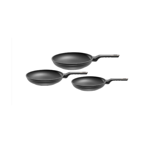 Pyrex Granite Frying Pan 3 Pieces Black 6223004509537