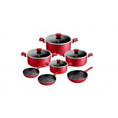 Zahran Tefal Expert Cooking Set Pots Size 18-20-24-28 Frying Pan Size 20-24 Deep Fryer Size 28 C2891202