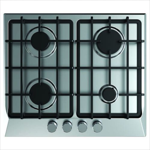 Fresh Gas Cooker Built In 4 Burners 60 Cm Cast Iron Safety Stainless HAFR60CMSC1