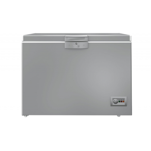 Beko 325L Defrost Silver Horizontal Deep Freezer HSA32500SEG