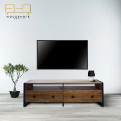 Wood & More Tv Table 1 Pic 180*50*35 cm Wooden TVT-STEEL-180