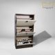 Wood & More Small Shoe Cabinet 3 Doors 60*30*118 cm Wood * Beige SC-3Drs-Small