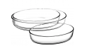 Borcam Oval Oven Dishes Set 3 Pieces PA-159027