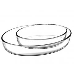 Borcam Roasters Oval Oven Dishes Set 2 Pieces PA-159033