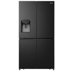 Gorenje Refrigerator 583 L No Frost Inverter 4 Doors Triple Zone Black NRM9181SBI