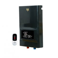 Flyon Instant Electric Water Heater 13.5 KW With Remote Control Black Premium-Gold-13.5