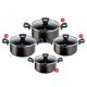 Tefal XL Intense Stewpot Set With Glass Lid 8 Pieces 220708135