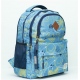 Smart Gate School Carrying Hearts Stars Backpack 15.6 Inch Blue Sky SG-9136