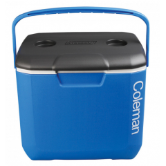 Coleman 30 Quart Travel Cooler Extreme Blue 2 Lid Grey 070836083