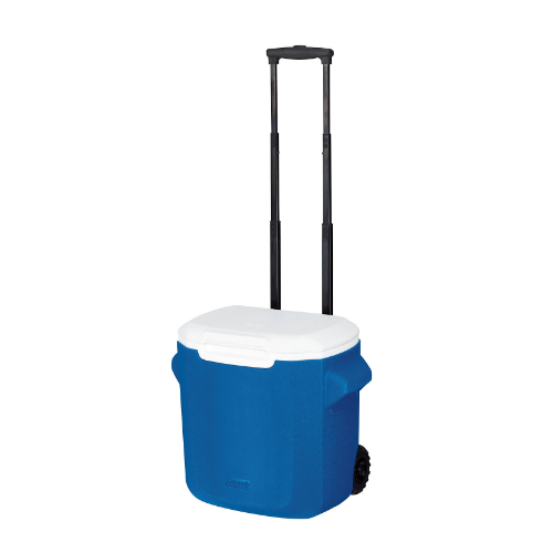 Coleman 28 Quart Extreme Blue 2 Wheeled Cooler with Zipper Handle 070836086