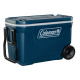 Coleman 62 Quart Travel Cooler With Wheels Extreme 4 Lid Navy 070837213