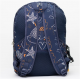 Smart Gate School Carrying Hearts Stars Backpack 6 Pockets With USB Port 15.6 Blue Black SG-9140