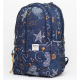 Smart Gate School Carrying Hearts Stars Backpack 6 Pockets With USB Port 15.6 Blue Black SG-9140