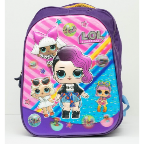 Smart Gate School Carrying LOL Backpack Kids Bundle Purple SG-9189