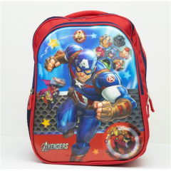 Smart Gate School Carrying Avengers Backpack Kids Bundle Red SG-9193