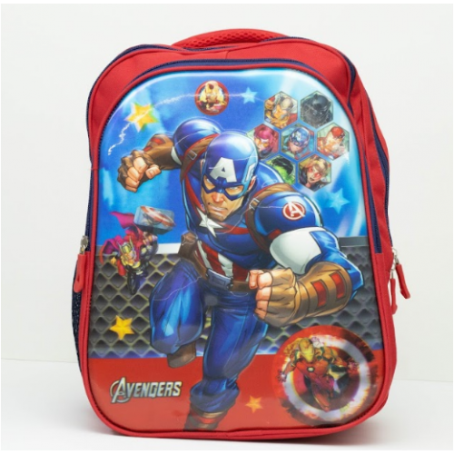 Smart Gate School Carrying Avengers Backpack Kids Bundle Red SG-9193