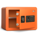 Deli Furniture Safe Biometric & Electronic Lock & Key 250 x 350 x 250 mm 9 Kg Orange ET590