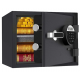 Deli Digital Safe Box Fireproof Black ET580