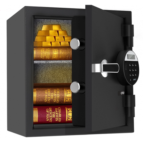 Deli Digital Safe Box Fireproof Black ET581