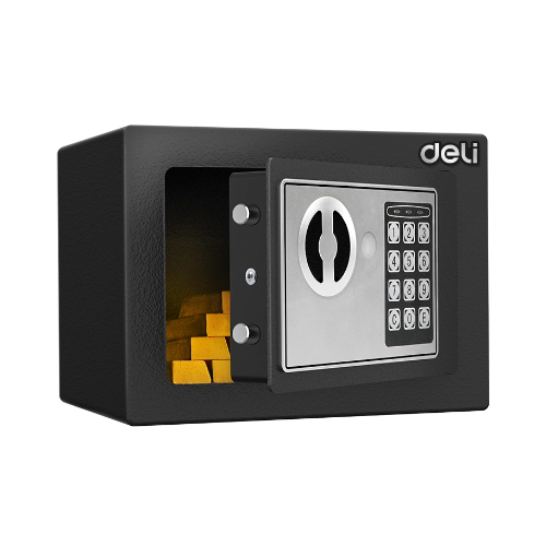 Deli Digital Safe Box Black ET510