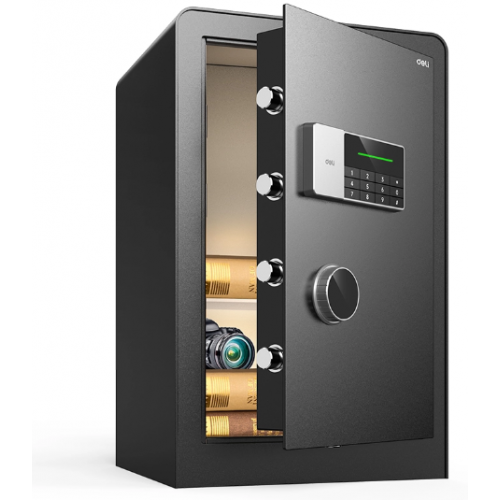 Deli Digital Safe Box Black ET552