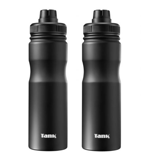 Tank Me Bottle 650ml Stainless Steel 2 Pieces Black TANK-ME-SS-B