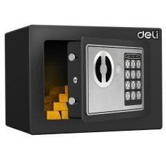 Deli Mini Digital Safe Box Gray ET511