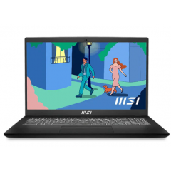 MSI Modern i7-1255U Intel Iris Xe Graphics 8GB 512GB SSD Win11 Home Black 9S7-14J112-1073