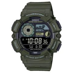 Casio G-Shock Digital Men's Watch Green WS-1500H-3BVDF