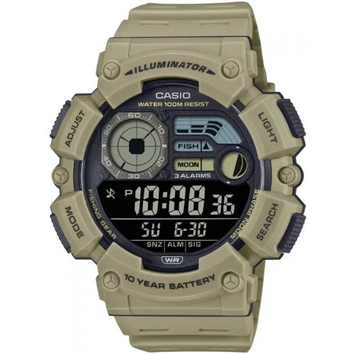 Casio G-Shock Digital Beige Men's Watch WS-1500H-5BVDF