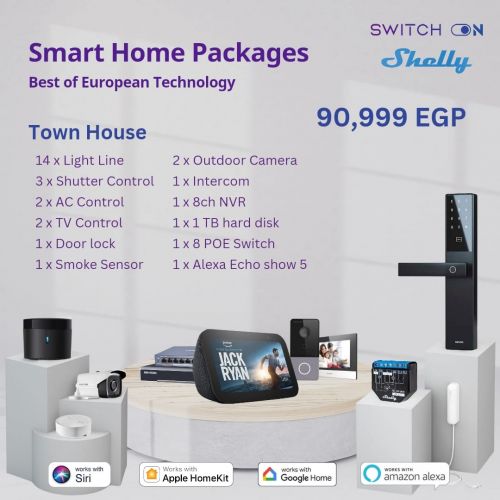 Home Automation Shelly Smart Home Package for Town House