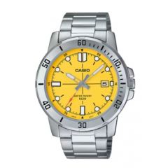 Casio Enticer Men Analog Yellow Dial Men MTP-VD01D-9EVUDF