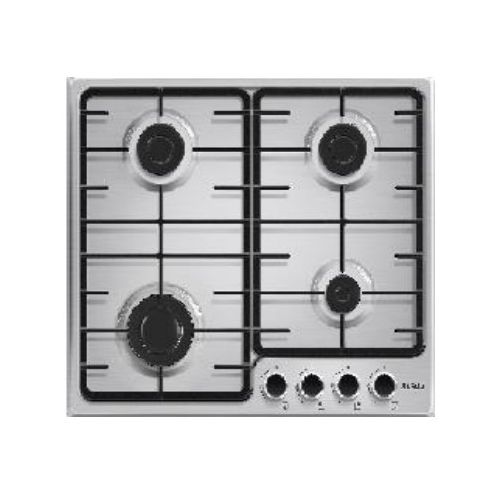 Klass Built-In Gas Hob 60cm 4 Burners Cast Iron Stainless OM640VZ41I