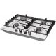 LG Built In Gas Hob 4 Burners Cast Iron 60 cm Stainless HU641BBG