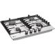 LG Built In Gas Hob 4 Burners Cast Iron 60 cm Stainless HU641BBG