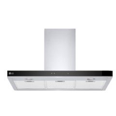 LG Built In Kitchen Hood 90 cm 830m/h Black Glass and Stainless HC7Z3625S