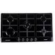 Unionaire Built-In Gas Hob 90 cm 5 Burners Enamel Black BH5090B-8-IS-MD