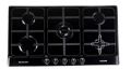 Unionaire Built-In Gas Hob 90 cm 5 Burners Enamel Black BH5090B-8-IS-MD