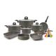 Trueval Plus Cookware Set 18 Pieces Granite 6222013228996