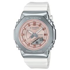 Casio Women Casual Analog Digital Watch White GM-S2100WS-7ADR