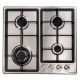 Kenwood Built In Gas Hob 4 Burners 60 cm Stainless Steel HOB60-000SS